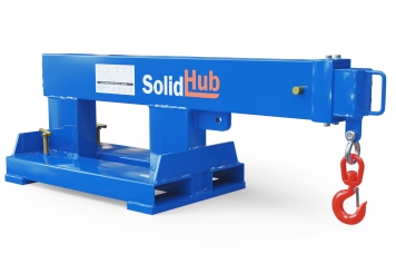 Ramię dźwigu KA2500 do wózka widłowego, maks. obciążenie 2.500 kg, SolidHub 