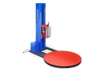 Banderoleuse de palettes avec 250% de pré-étirage, PWS1650, TecMaschin 