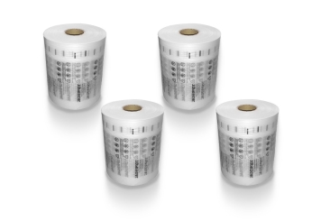 500 m Rouleau de film à bulles, Quantité : 4, Epaisseur 20 µm, TecMaschin 