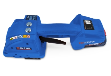 Appareil de cerclage "Profi" HU-P1319 incl. batterie de rechange, largeur de bande 13  - 19 mm, TecMaschin 