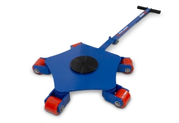 Chariot de transport TFW-L6000, charge maxi 6.000 kg, pivotant à 360, barre de traction incluse, SolidHub 