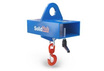 Hak ładunkowy do wózka widłowego LH1000, lakierowana, 1.000 kg, SolidHub 