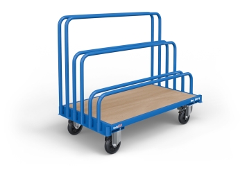 Chariot Porte-Panneaux BGW500/7 avec 6 cintres à emboîter 300  - 900 mm, capacité de charge 500 kg, SolidHub 