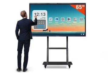 Tablica interaktywna IWBT-65, 4K, 65 in ekran dotykowy wraz z podstawą na kółkach, TecMaschin 
