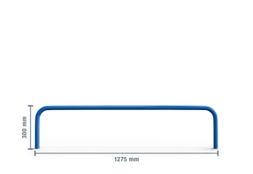 Barre d'accrochage pour chariot porte-panneaux BGW500/7, hauteur 300 mm, SolidHub 