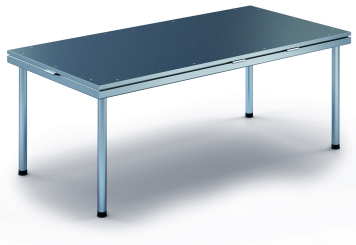 2 m x 1 m Scena mobilna EBM850/2, 805 mm wys., 1 moduły, 850 kg maks. obciążenie na moduł 