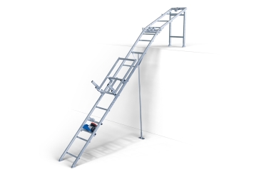Winda Dekarska DDA200/12, maksymalne obciążenie 200 kg, długość szyny 12 m, SolidHub 