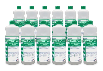 TORWOL eco Nettoyant pour tapis, carton (12 bouteilles de 1 l) 