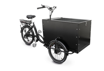 Vélo de charge électrique solaire, 25 km/h 150 kg Charge maximale, 1 batterie incluse, TecMaschin 