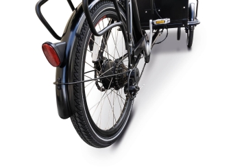 Vélo cargo électrique, 25 km/h, avec batterie 36 V, 10,3 Ah Li-Ion 