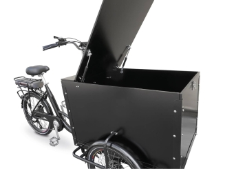 Vélo de charge électrique solaire, 25 km/h 150 kg Charge maximale, 1 batterie incluse, TecMaschin 