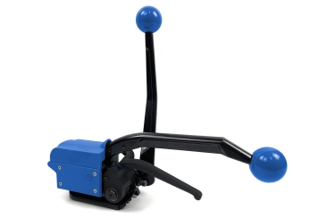 Set de cerclage en acier, y compris outil de cerclage, dérouleur, bande de cerclage, TecMaschin 