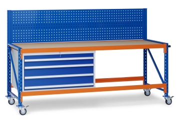 Armoire à outils WS4 avec 4 tiroirs largeur 1.080 mm/profondeur 748 mm pour MFW/MFR1000 