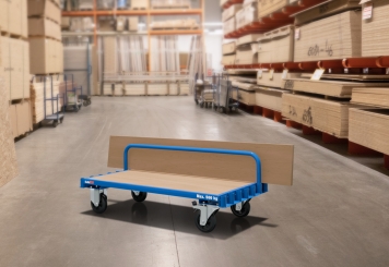 Chariot à cintres BGW500/7 avec 2 petit cintre à emboîter, capacité de charge 500 kg, SolidHub 