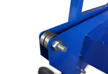 Chariot dérouleur pour feuillard de cerclage en acier 670 mm x 440 mm x 1.000 mm, TecMaschin 