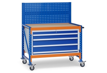 Armoire à outils WS4 avec 4 tiroirs largeur 1.080 mm/profondeur 748 mm pour MFW/MFR1000 