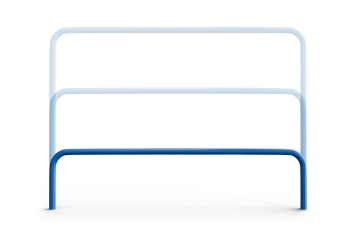 Barre d'accrochage pour chariot porte-panneaux BGW500/7, hauteur 300 mm, SolidHub 