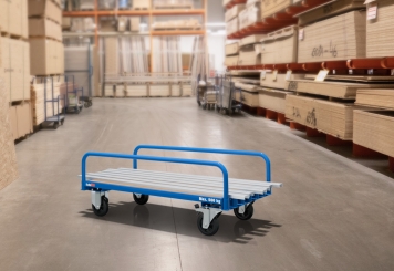 Chariot à cintres BGW500/7 avec 2 petit cintre à emboîter, capacité de charge 500 kg, SolidHub 