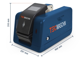 Kit de collage professionnel : Distributeur de kraft gommé NK60 avec ruban adhésif humide en papier kraft doublement renforcé, largeur 70 mm, TecMaschin 