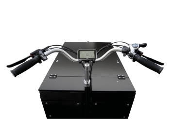 Vélo cargo électrique, 25 km/h, avec batterie 36 V, 10,3 Ah Li-Ion 