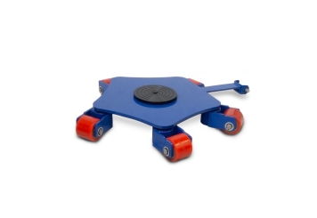 Chariot de transport TFW-L6000, charge maxi 6.000 kg, pivotant à 360, barre de traction incluse, SolidHub 