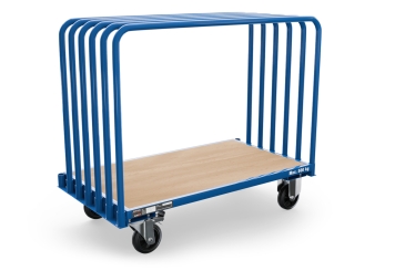 Chariot Porte-Panneaux BGW500/7 avec 6 grand cintron amovible, capacité de charge 500 kg, SolidHub 