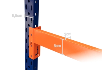 Casier mobile sur base d’étagère stockage 1.200 mm, hauteur 2.140 mm, profondeur 800 mm 