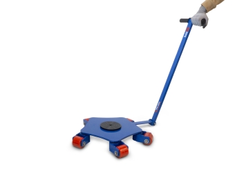 Chariot de transport TFW-L6000, charge maxi 6.000 kg, pivotant à 360, barre de traction incluse, SolidHub 