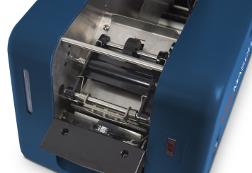 Kit de collage professionnel : Distributeur de kraft gommé NK60 avec ruban adhésif humide en papier kraft doublement renforcé, largeur 70 mm, TecMaschin 