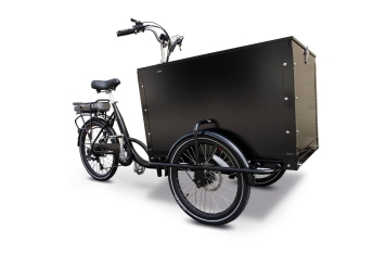 Vélo de charge électrique solaire, 25 km/h 150 kg Charge maximale, 1 batterie incluse, TecMaschin 