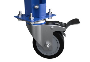 Casier mobile sur base d’étagère stockage 1.200 mm, hauteur 2.140 mm, profondeur 800 mm 