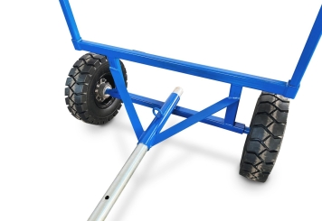 Chariot pour charges longues avec anneau d'attelage LGW4000, 2.500 kg charge maxi, SolidHub 